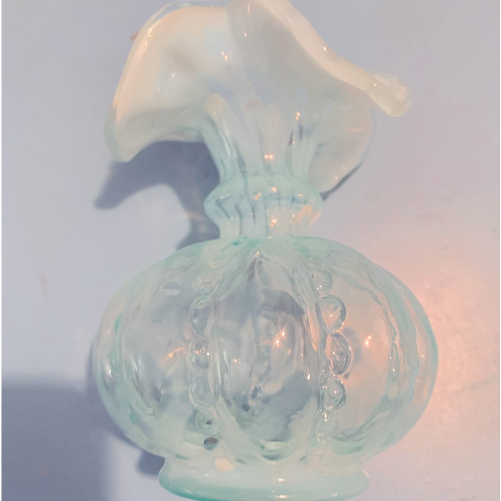 This George W Finton signed vase is a beauty 4” high